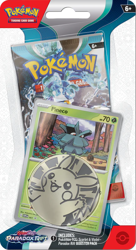 Pokémon Scarlet &amp; Violet Paradox Rift Checklane Blister (Pineco) | SV04