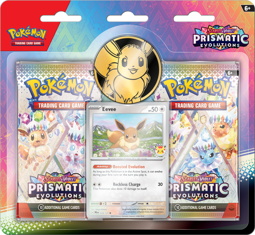 Pokémon Scarlet &amp; Violet Prismatic Evolutions 2-Pack Blister | SV8.5