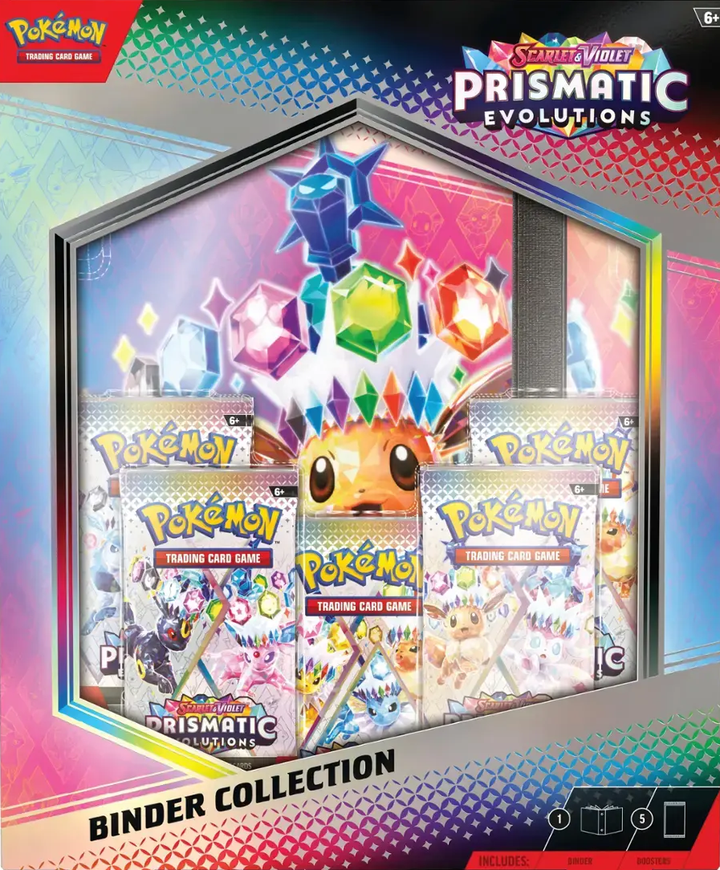 Pokémon Scarlet &amp; Violet Prismatic Evolutions Binder Collection | SV8.5