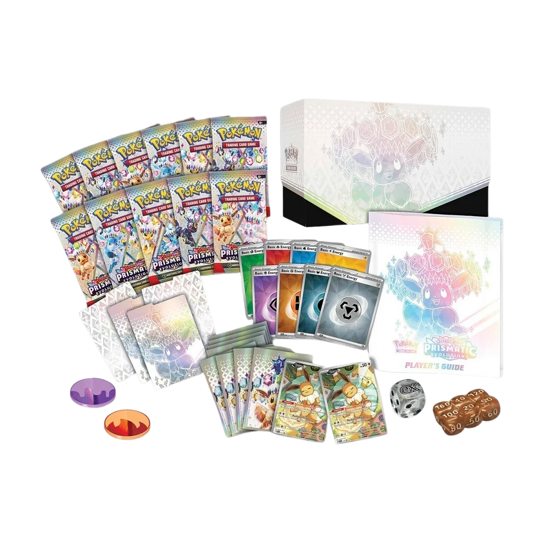 Pokémon Scarlet &amp; Violet Prismatic Evolutions Pokémon Center Elite Trainer Box (PC ETB) | SV8.5