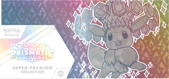 Pokémon Scarlet &amp; Violet Prismatic Evolutions Super Premium Collection Box (SPC) | SV8.5