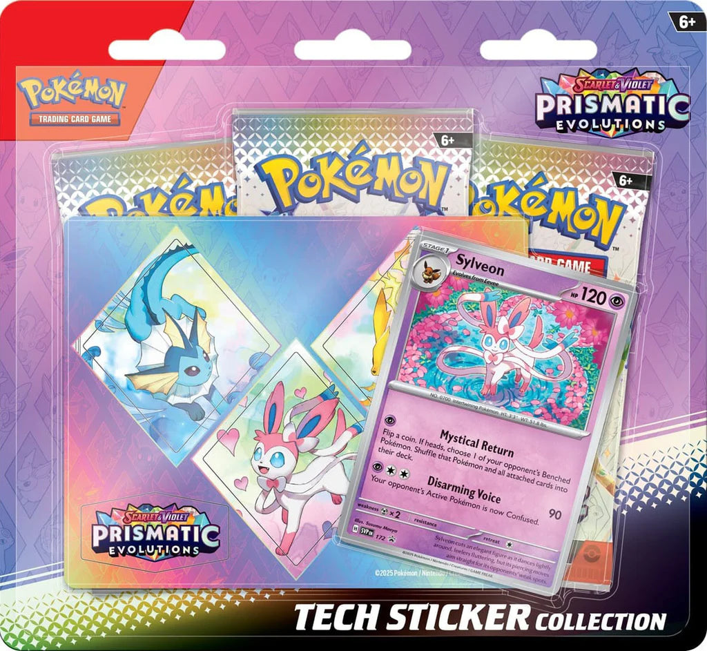 Pokémon Scarlet & Violet Prismatic Evolutions Tech Sticker Collection (Sylveon) | SV8.5