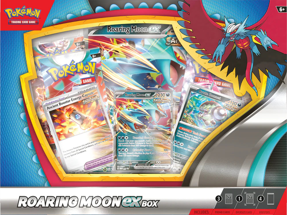 Pokémon Scarlet &amp; Violet Roaring Moon Ex Box