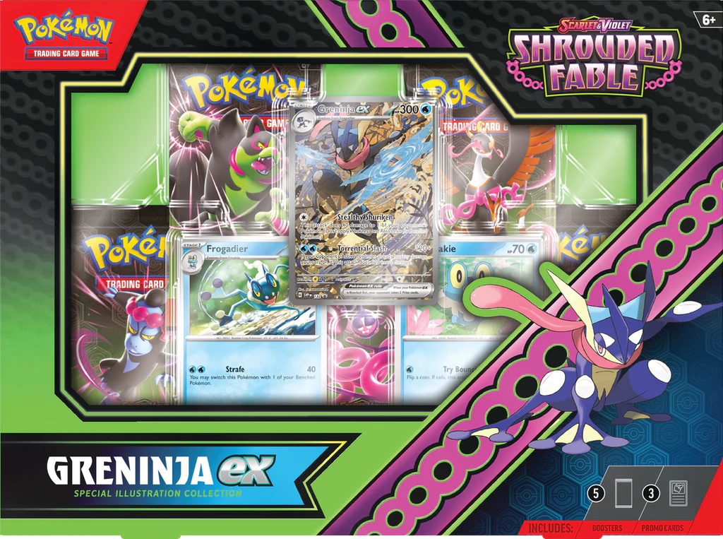 Pokémon Scarlet &amp; Violet Shrouded Fable Special Illustration Collection Box (Greninja) | SV6.5
