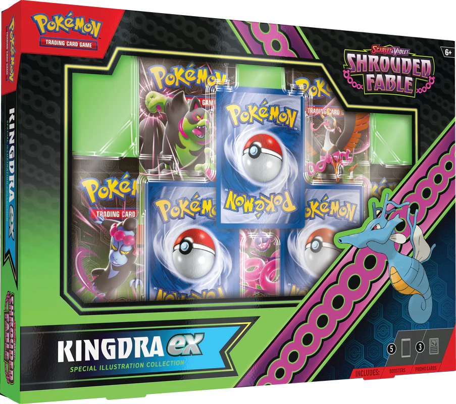 Pokémon Scarlet &amp; Violet Shrouded Fable Special Illustration Collection Box (Kingdra) | SV6.5