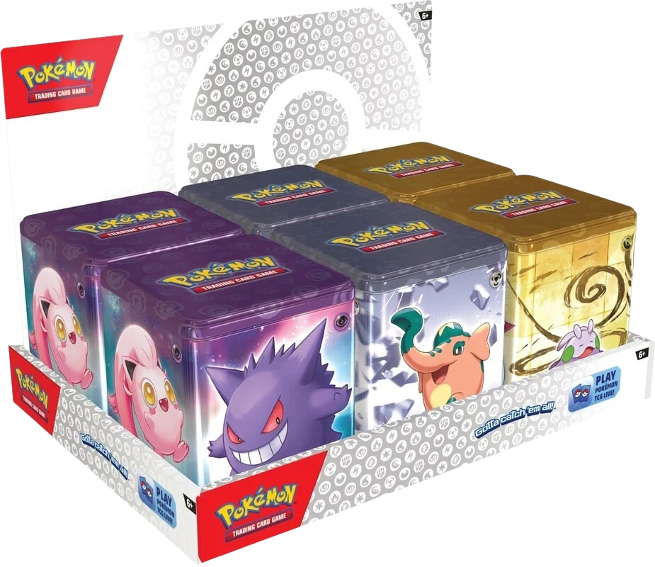 Pokémon Scarlet &amp; Violet Stacking Tins Q1 2024