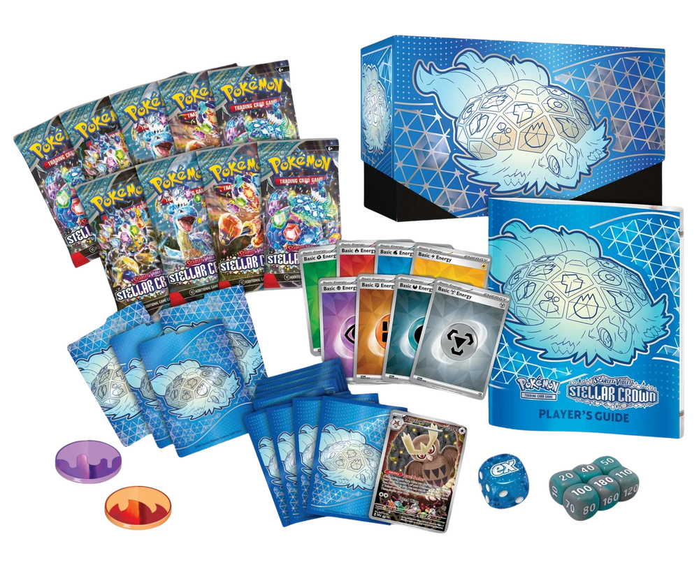 Pokémon Scarlet & Violet Stellar Crown Elite Trainer Box (ETB) | SV07 content
