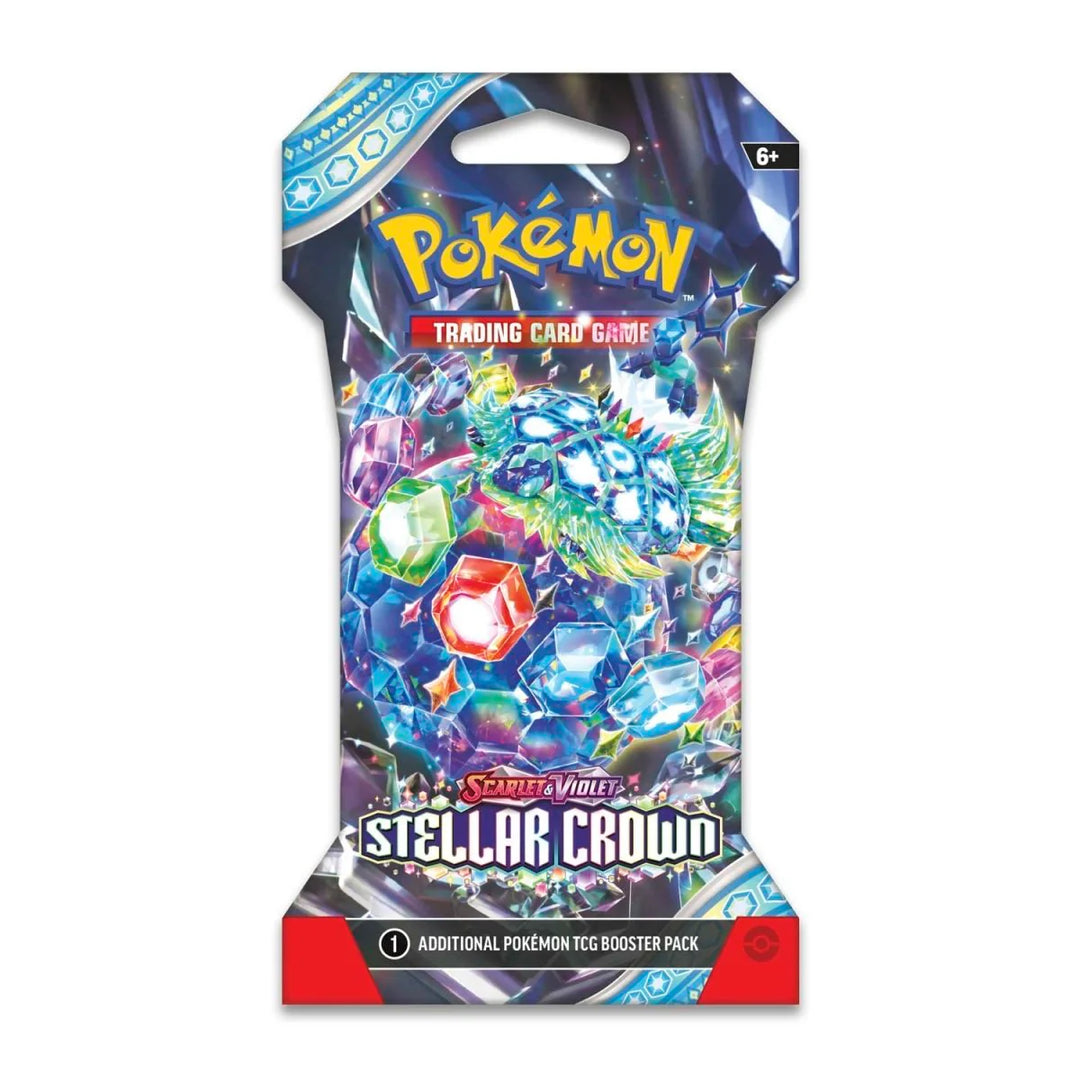 Pokémon Scarlet &amp; Violet Stellar Crown Sleeved Pack | SV07