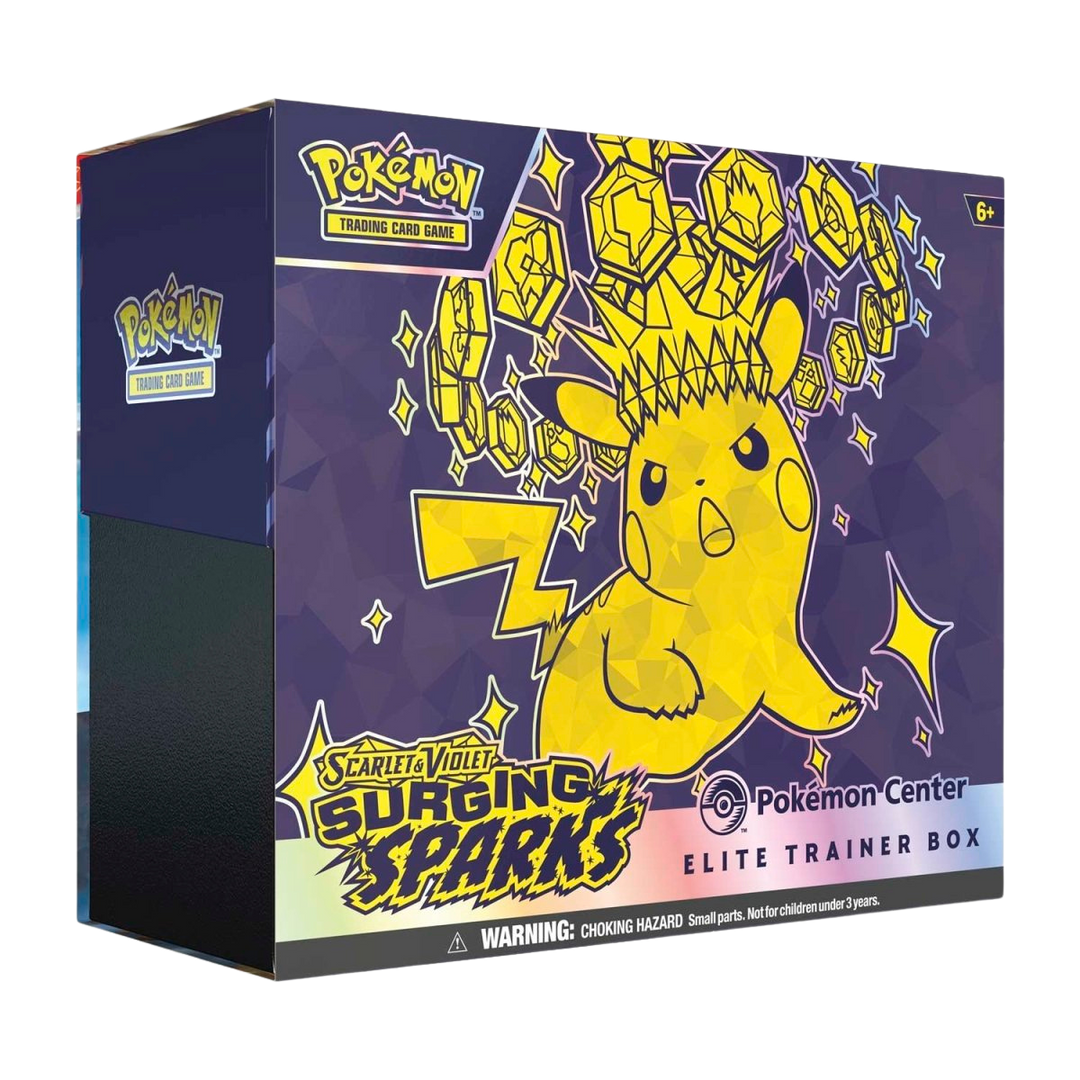 Pokémon Scarlet &amp; Violet Surging Sparks Pokémon Center Elite Trainer Box (PC ETB) | SV08