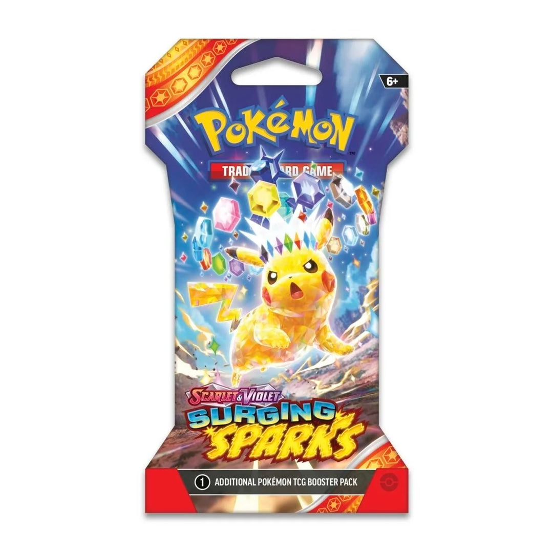 Pokémon Scarlet &amp; Violet Surging Sparks Sleeved Pack | SV08