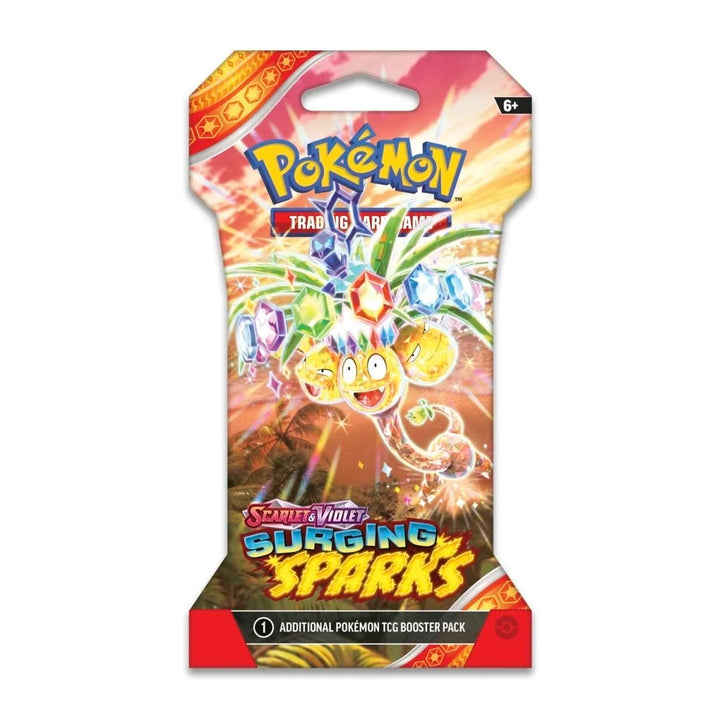 Pokémon Scarlet &amp; Violet Surging Sparks Sleeved Pack | SV08