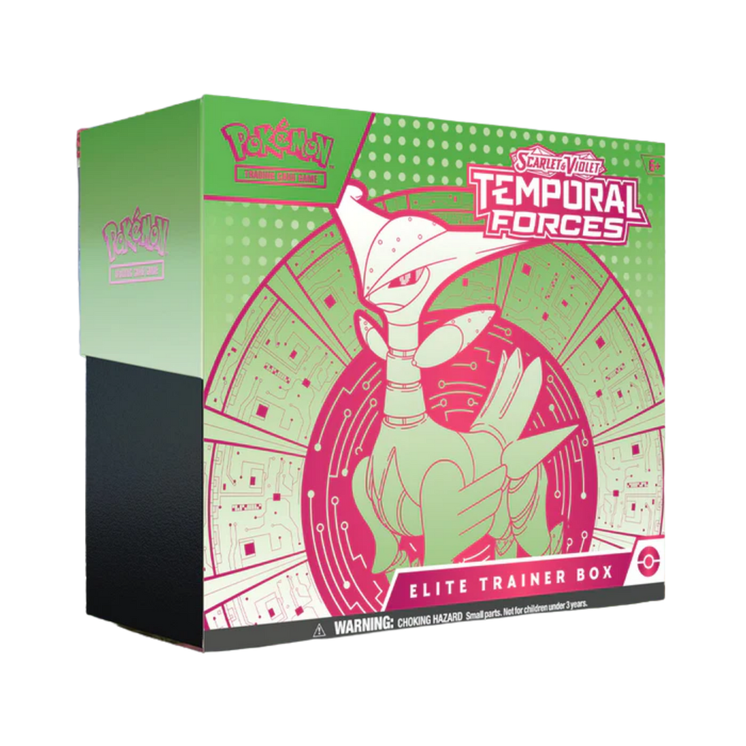 Pokémon Scarlet &amp; Violet Temporal Forces Elite Trainer Box (ETB) (Iron Leaves) | SV05
