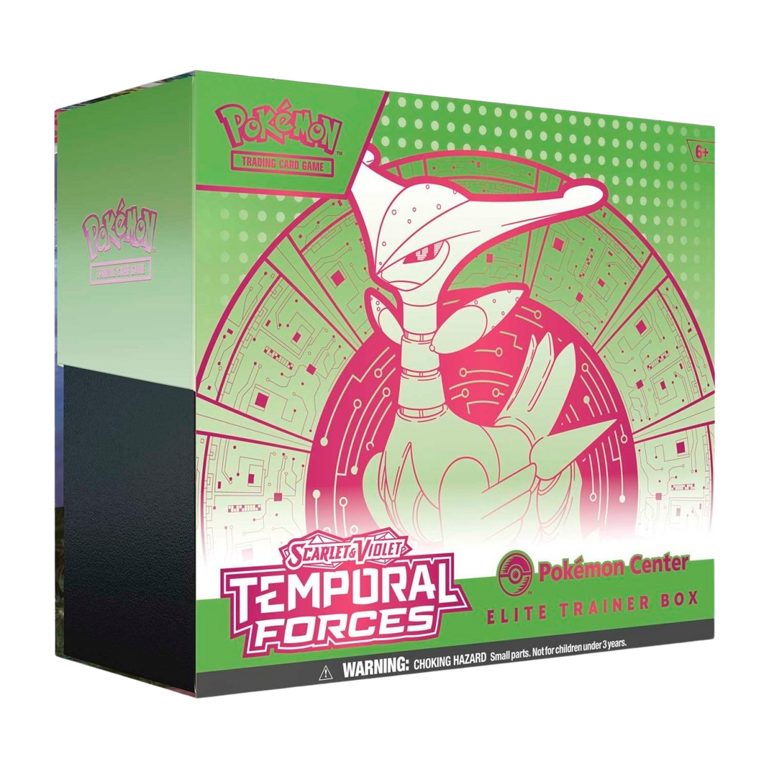 Pokémon Scarlet &amp; Violet Temporal Forces Pokémon Center Elite Trainer Box (PC ETB) (Iron Leaves) | SV05