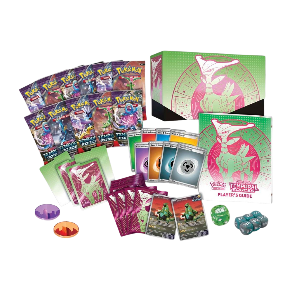 Pokémon Scarlet & Violet Temporal Forces Pokémon Center Elite Trainer Box (PC ETB) (Iron Leaves) | SV05 2