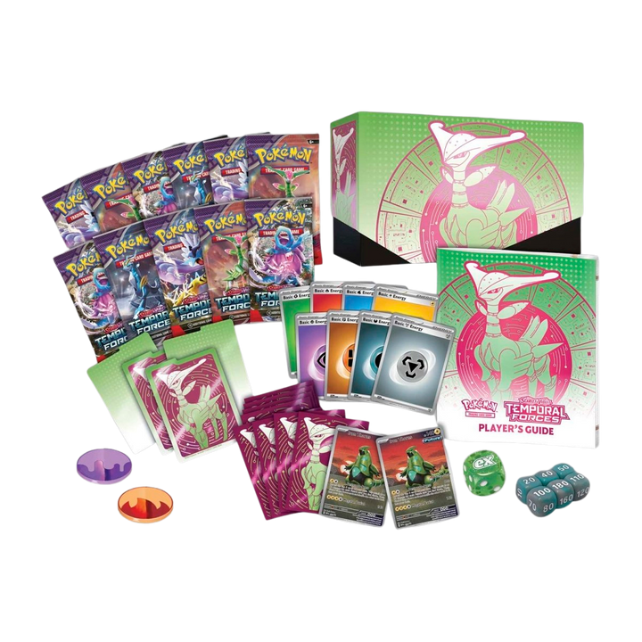 Pokémon Scarlet &amp; Violet Temporal Forces Pokémon Center Elite Trainer Box (PC ETB) (Iron Leaves) | SV05 2