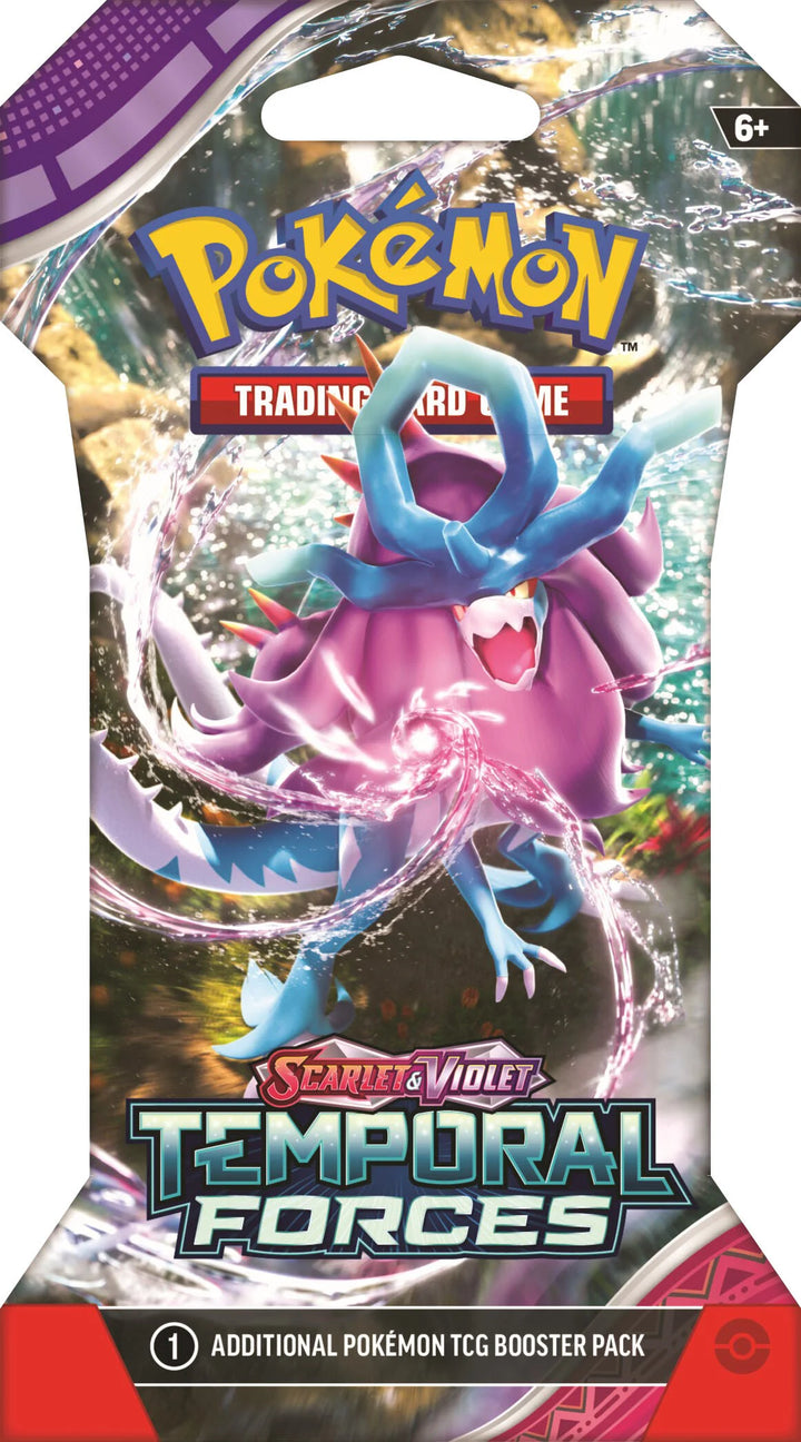 Pokémon Scarlet &amp; Violet Temporal Forces Sleeved Pack | SV05