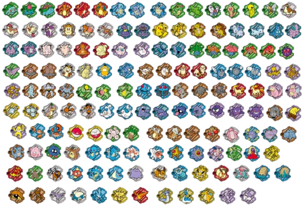 Pokémon Simplified Chinese 151 Journey Puzzle Magnet Blind Box