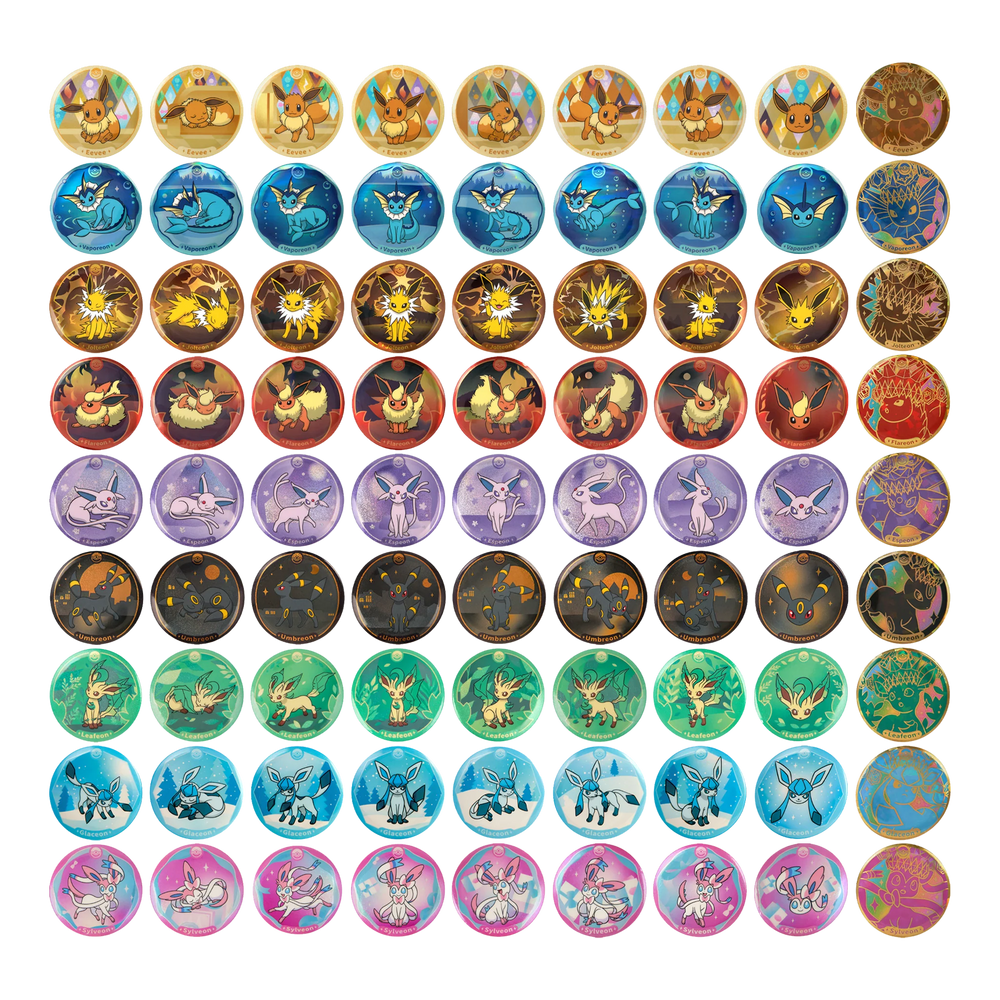 Pokémon Simplified Chinese Terastal Grand Gathering Badge Set (CSV9.5C)