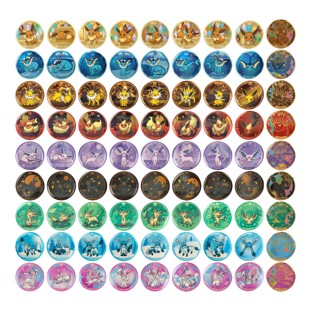 Pokémon Simplified Chinese Terastal Grand Gathering Badge Set (CSV9.5C)
