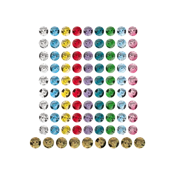 Pokémon Simplified Chinese Terastal Grand Gathering Coin Set (CSV9.5C)  coins