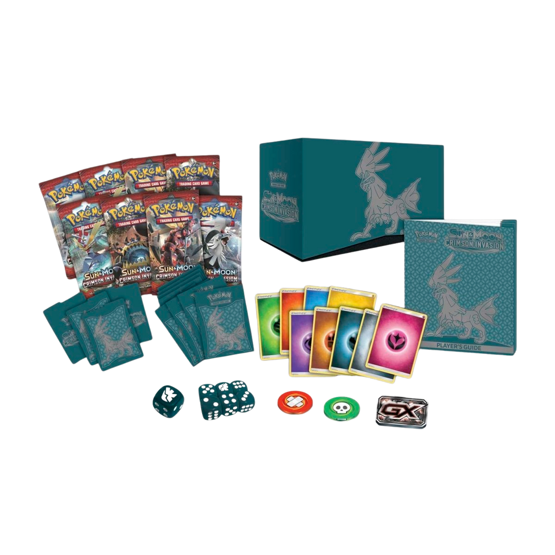 Pokémon Sun &amp; Moon Crimson Invasion Elite Trainer Box (ETB) | SM04 content