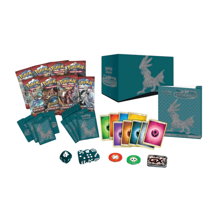 Pokémon Sun &amp; Moon Crimson Invasion Elite Trainer Box (ETB) | SM04 content