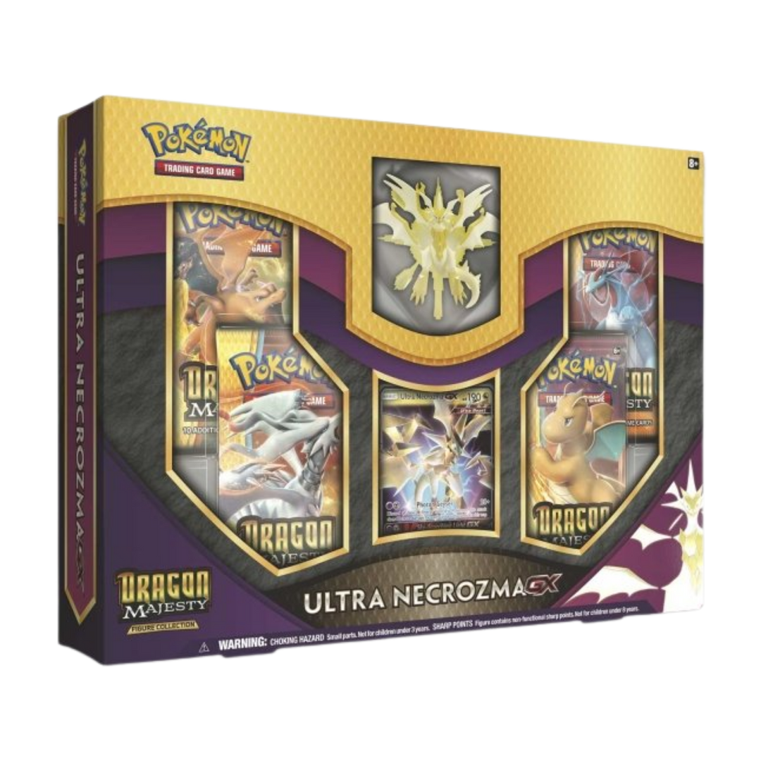 Pokémon Sun &amp; Moon Dragon Majesty Ultra Necrozma-GX Figure Collection Box (Damaged) | SM7.5