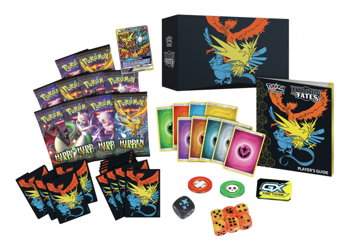 Pokémon Sun &amp; Moon Hidden Fates Elite Trainer Box (ETB) | SM11.5 content