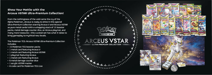 Pokémon Sword &amp; Shield Arceus VSTAR Ultra Premium Collection (UPC) - back