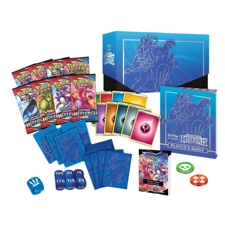 Pokémon Sword &amp; Shield Battle Styles Elite Trainer Box (ETB) (Rapid Strike Urshifu) | SWSH05 content