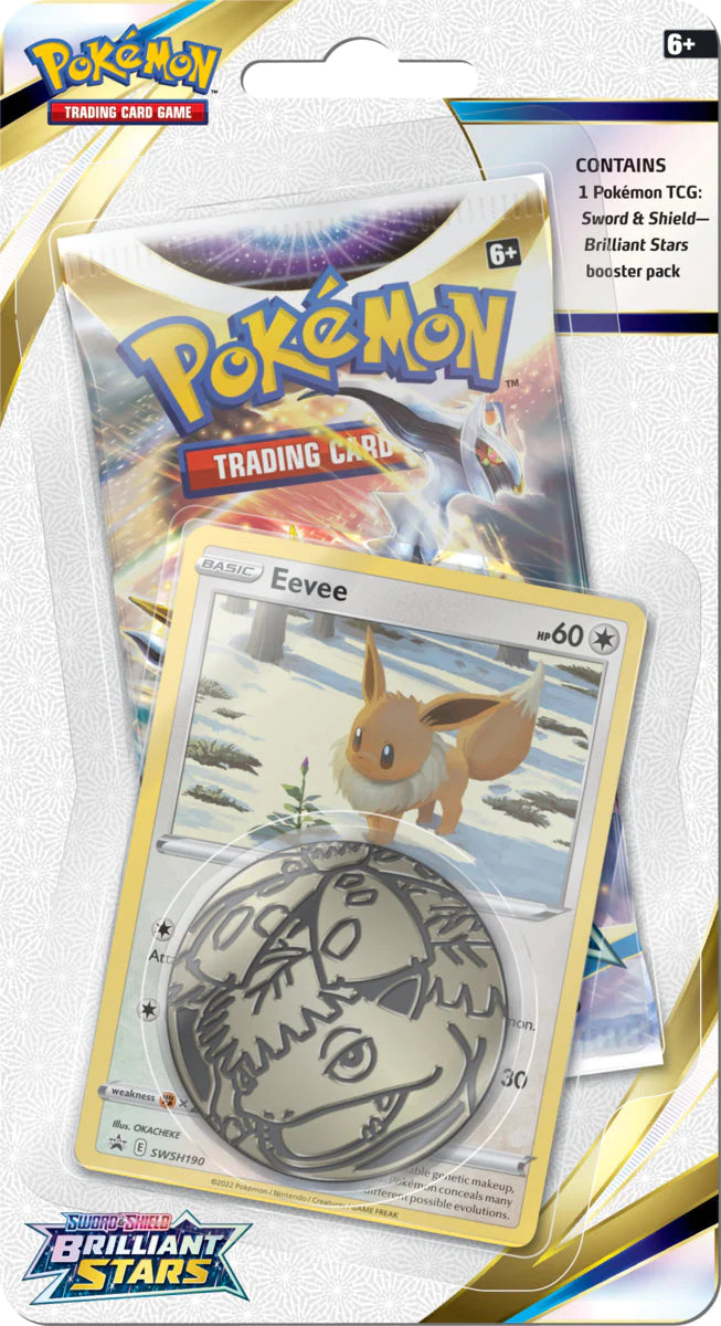 Pokémon Sword & Shield Brilliant Stars Checklane Blister (Eevee) | SWSH09