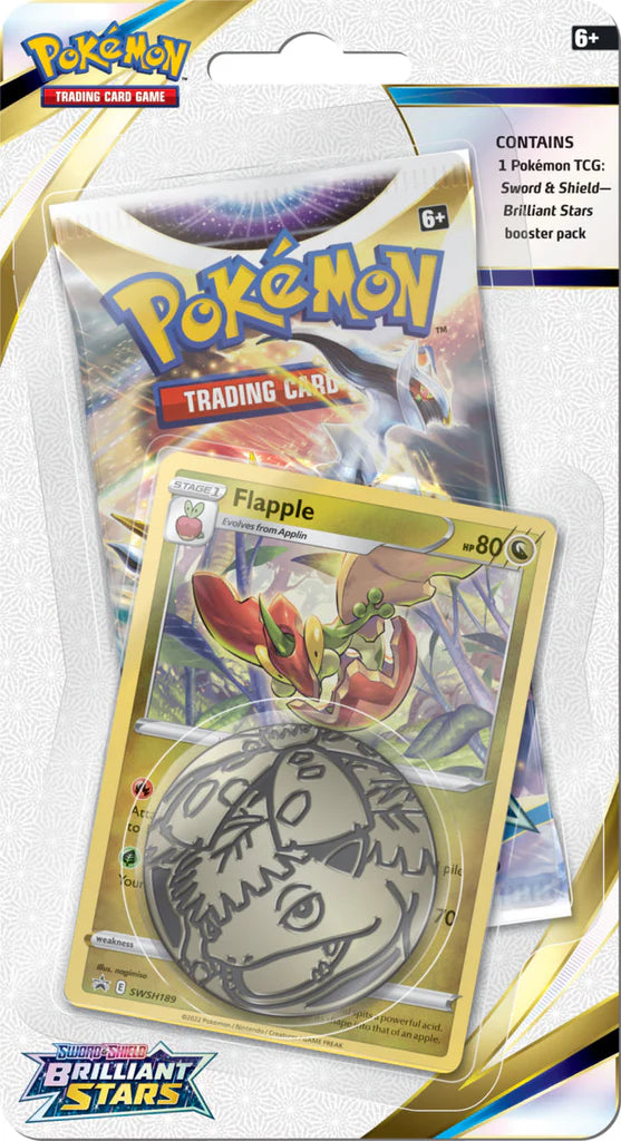 Pokémon Sword & Shield Brilliant Stars Checklane Blister (Flapple) | SWSH09