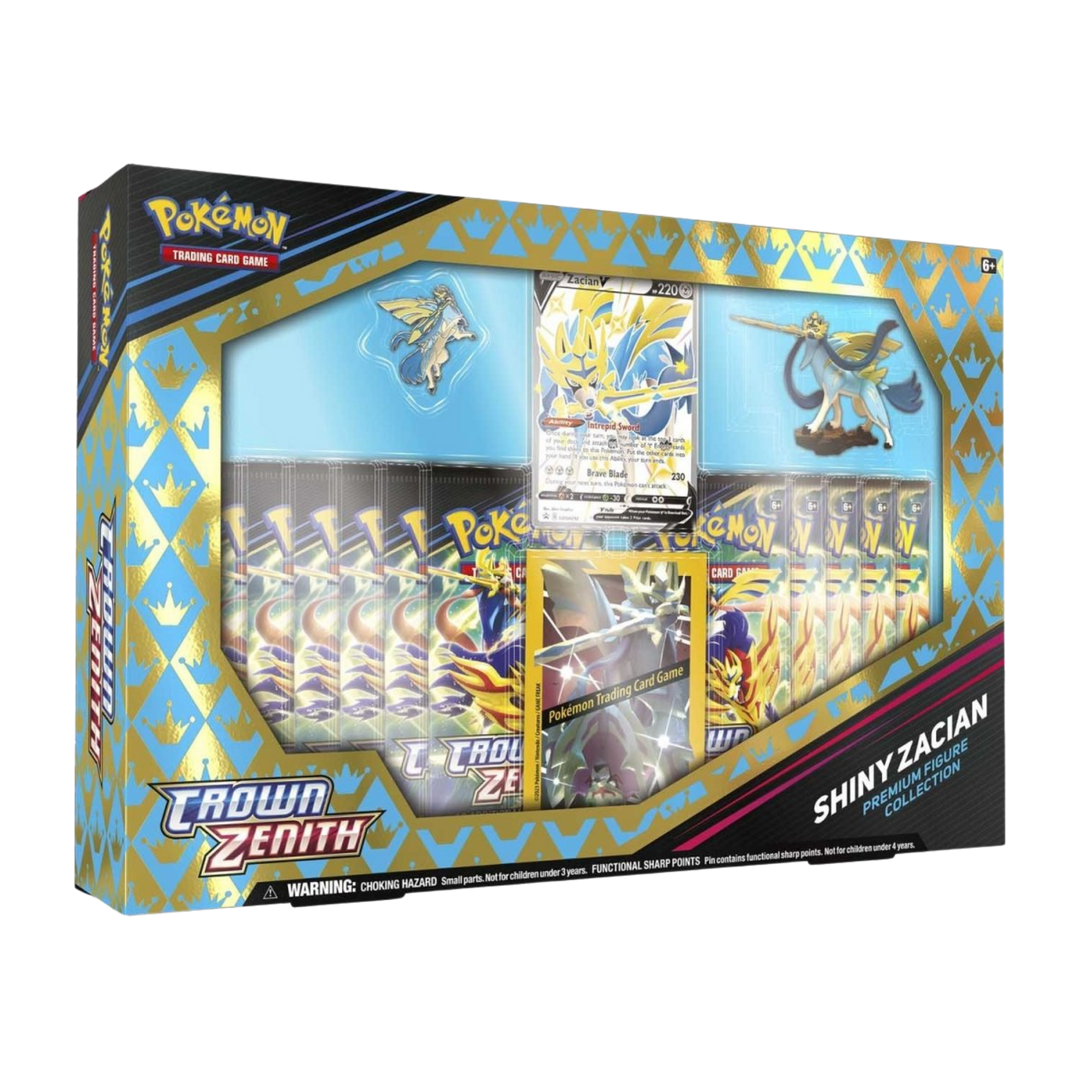 Pokémon Sword &amp; Shield Crown Zenith Premium Figure Collection Box (Shiny Zacian) | SWSH12.5