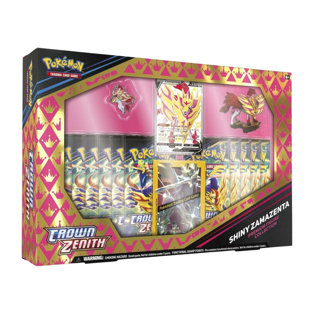 Pokémon Sword &amp; Shield Crown Zenith Premium Figure Collection Box (Shiny Zamazenta) | SWSH12.5