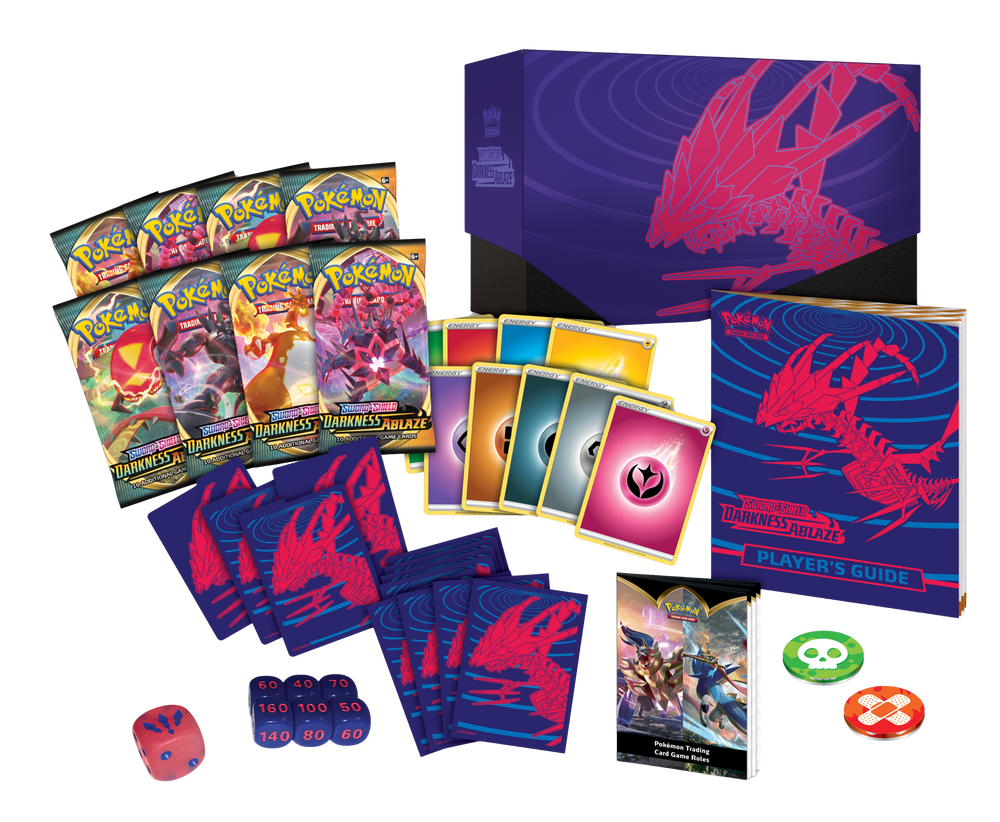 Pokémon Sword & Shield Darkness Ablaze Elite Trainer Box (ETB) | SWSH03 content