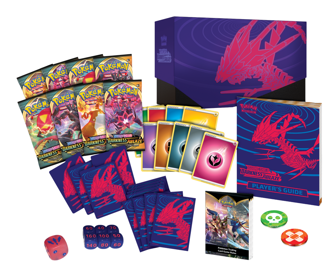 Pokémon Sword &amp; Shield Darkness Ablaze Elite Trainer Box (ETB) | SWSH03 content