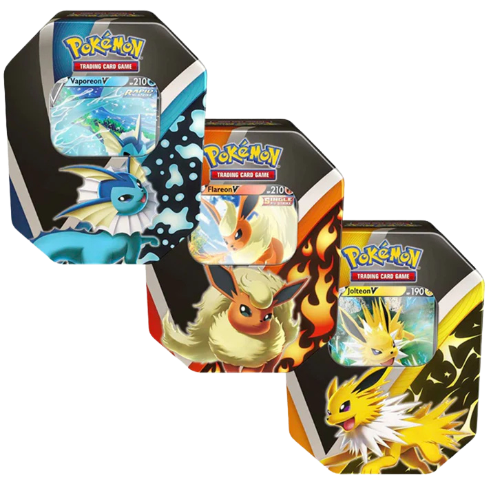 Pokémon Sword &amp; Shield Eevee Evolutions Tin (3-Pack Tin)