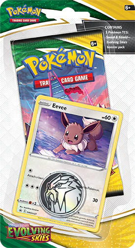 Pokémon Sword & Shield Evolving Skies Checklane Blister (Eevee) | SWSH07