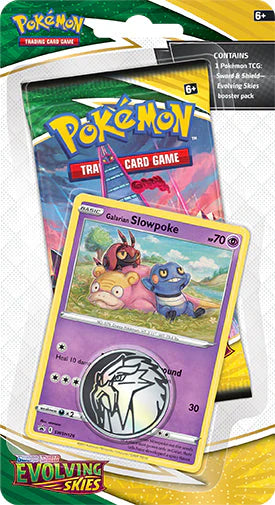 Pokémon Sword & Shield Evolving Skies Checklane Blister (Galarian Slowpoke) | SWSH07