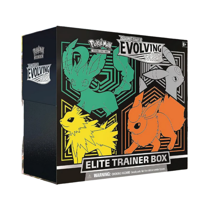 Pokémon Sword &amp; Shield Evolving Skies Elite Trainer Box (ETB) (Leafeon, Jolteon, Umbreon, Flareon) | SWSH07