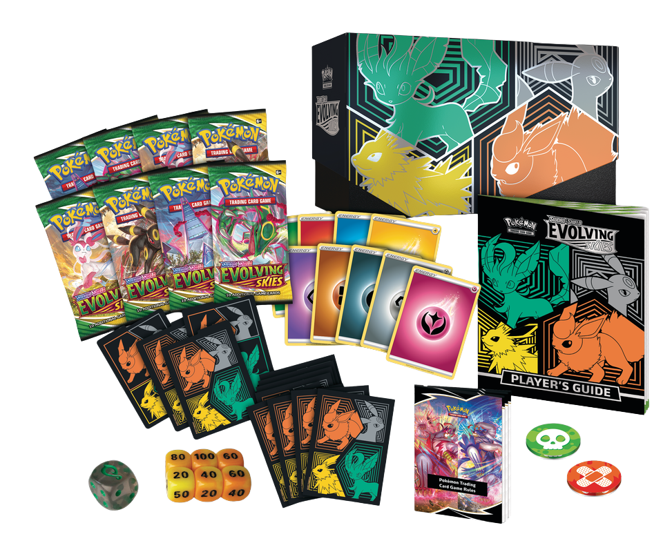 Pokémon Sword &amp; Shield Evolving Skies Elite Trainer Box (ETB) (Leafeon, Jolteon, Umbreon, Flareon) | SWSH07 2