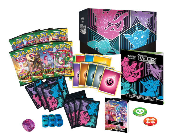 Pokémon Sword &amp; Shield Evolving Skies Elite Trainer Box (ETB) (Sylveon, Glaceon, Vaporeon, Espeon) | SWSH07 2