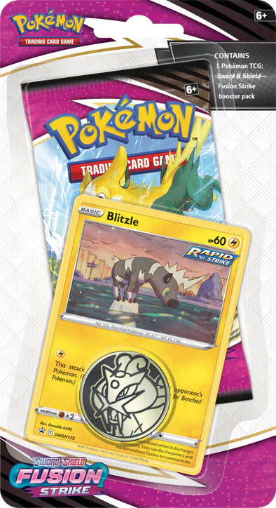 Pokémon Sword & Shield Fusion Strike Checklane Blister (Blitzle) | SWSH08