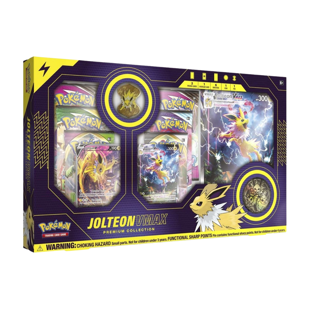 Pokémon Sword &amp; Shield Jolteon VMAX Premium Collection Box