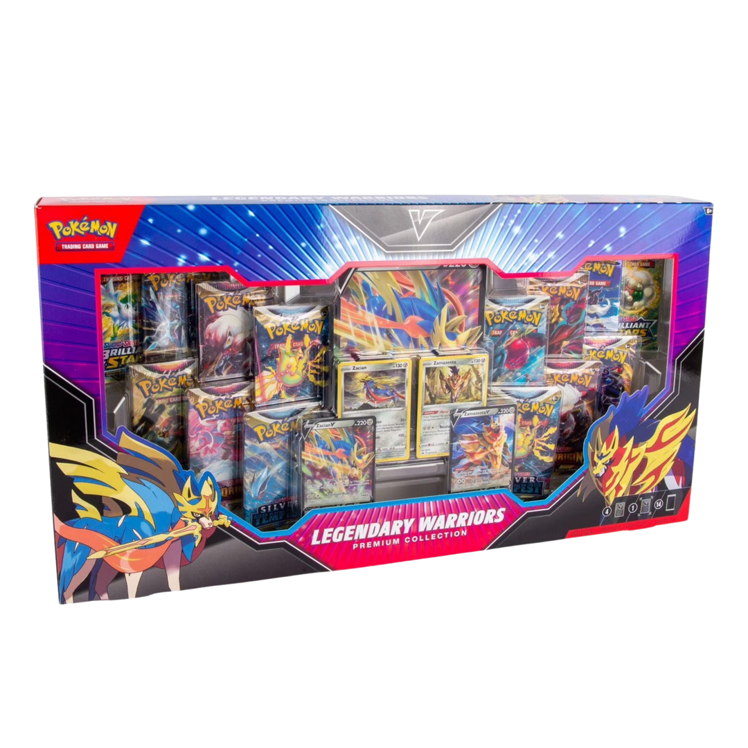 Pokémon Sword &amp; Shield Legendary Warriors Premium Collection Box