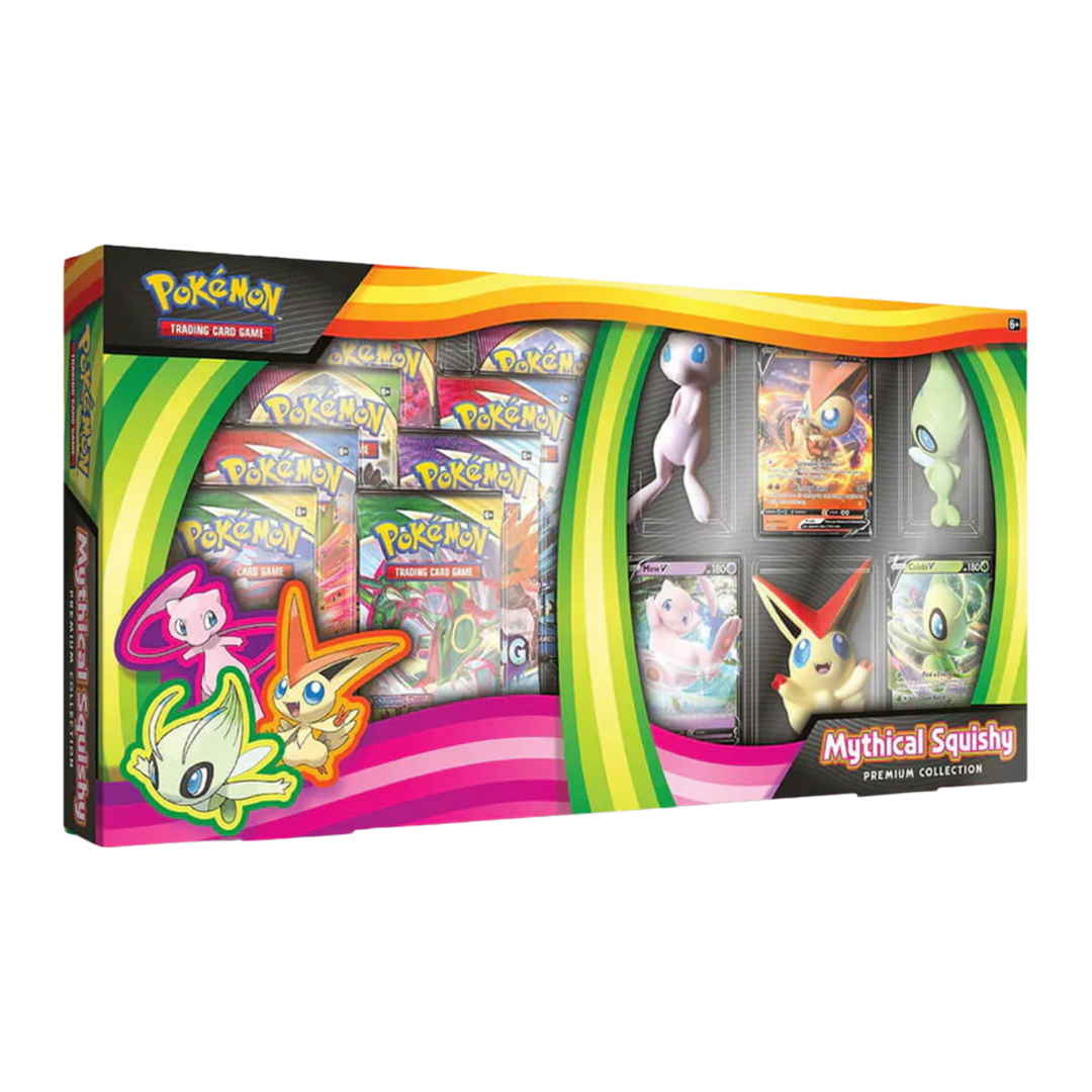 Pokémon Sword &amp; Shield Mythical Squishy Collection Box