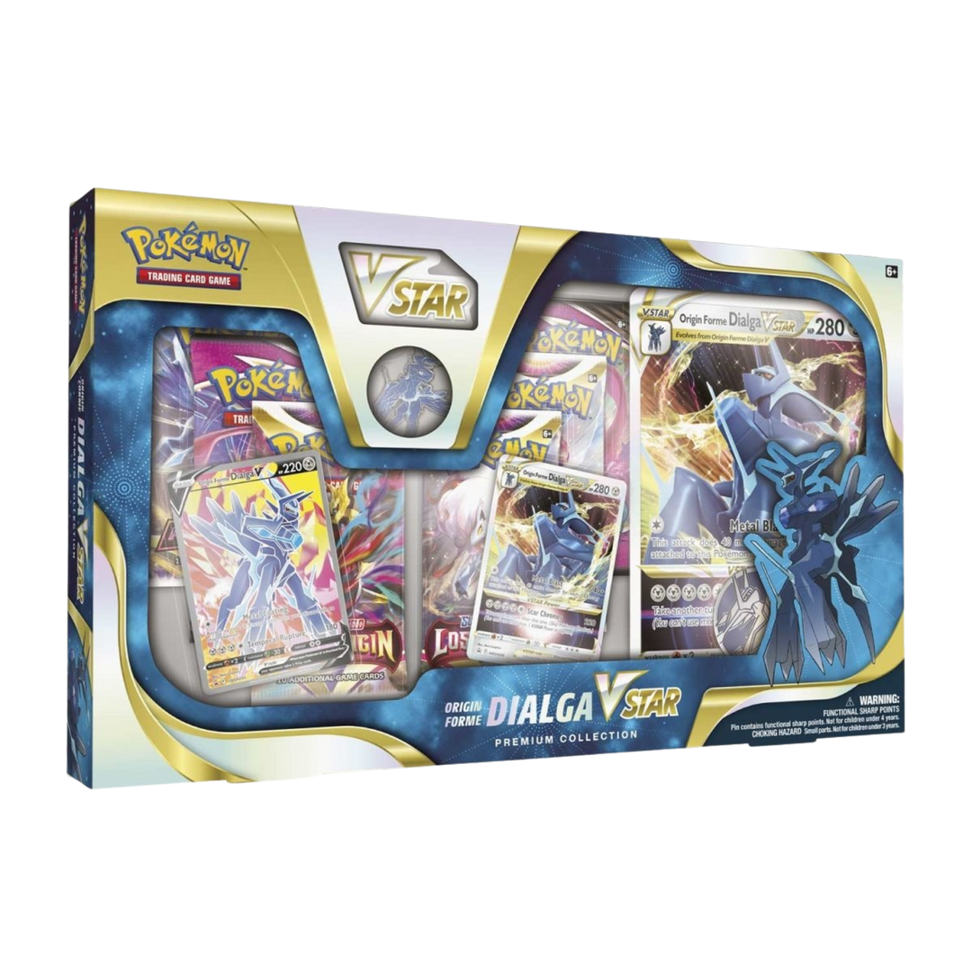 Pokémon Sword &amp; Shield Origin Forme Dialga VSTAR Premium Collection Box