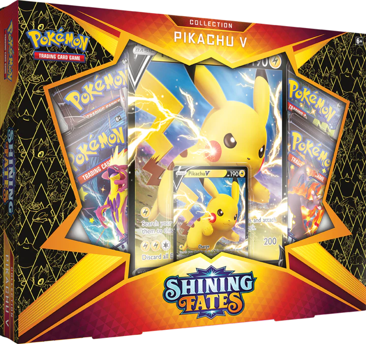 Pokémon Sword &amp; Shield Shining Fates Pikachu V Box | SWSH4.5
