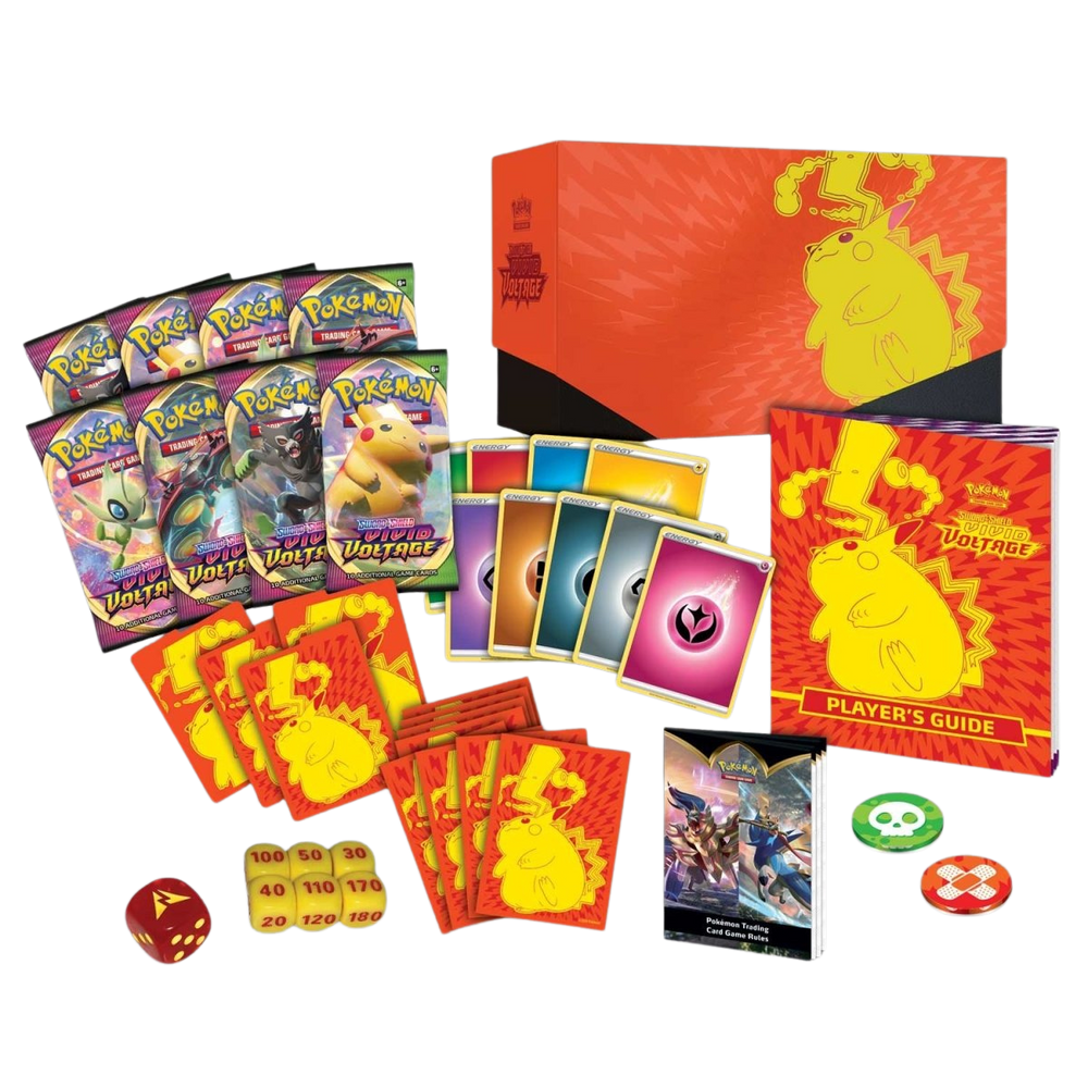 Pokémon Sword & Shield Vivid Voltage Elite Trainer Box (ETB) | SWSH04 content
