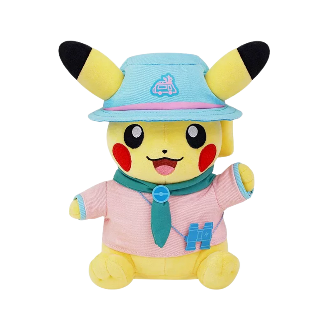 Pokemon Center China Exclusive Road Trip Camping Plush - Pikachu 8in